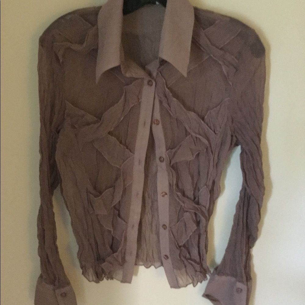 Dress-U By Sharon Light Brown Blouse